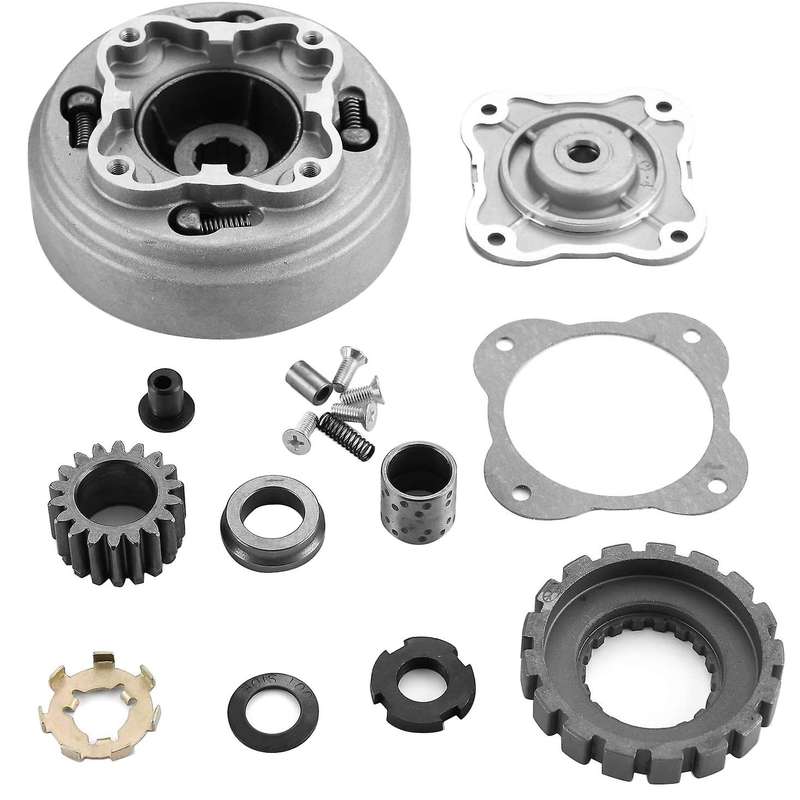 Manual Clutch Assembly 18 Teeth Engine Dirt Pit Bikes ATV Go-Kart for 50Cc 70Cc 90Cc 110Cc 125Cc
