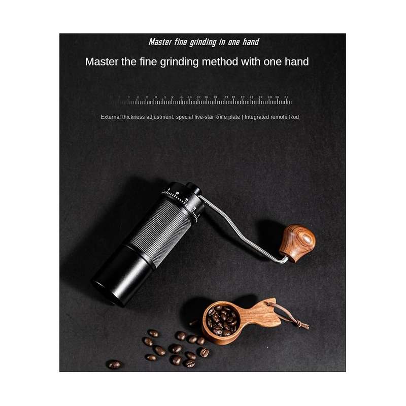 Manual Coffee Grinder CNC Steel Handmade Coffee Bean Grinders Mill for Kitchen Office Coffee Millin