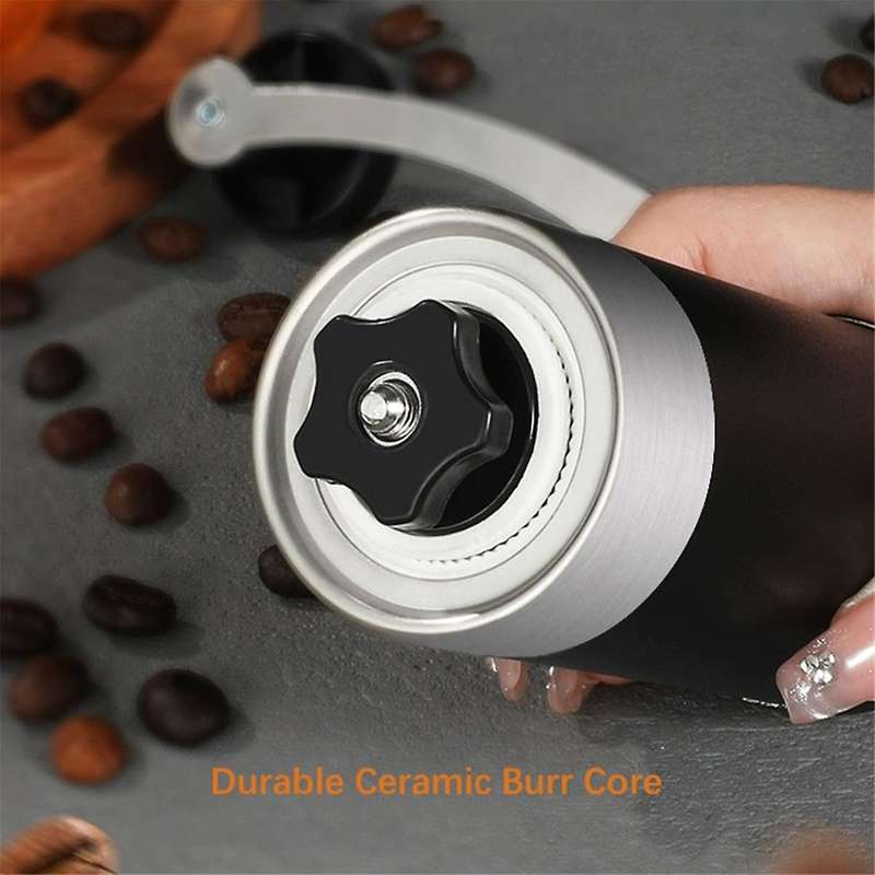 Manual Coffee Grinders Adjustable Hand Coffee Bean Grinding Machine for Outdoor Travelling Home Offi