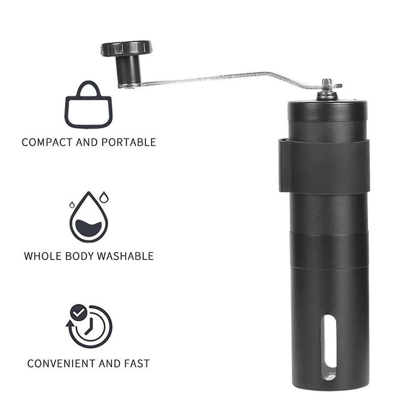 Manual Coffee Grinders Adjustable Hand Coffee Bean Grinding Machine for Outdoor Travelling Home Offi