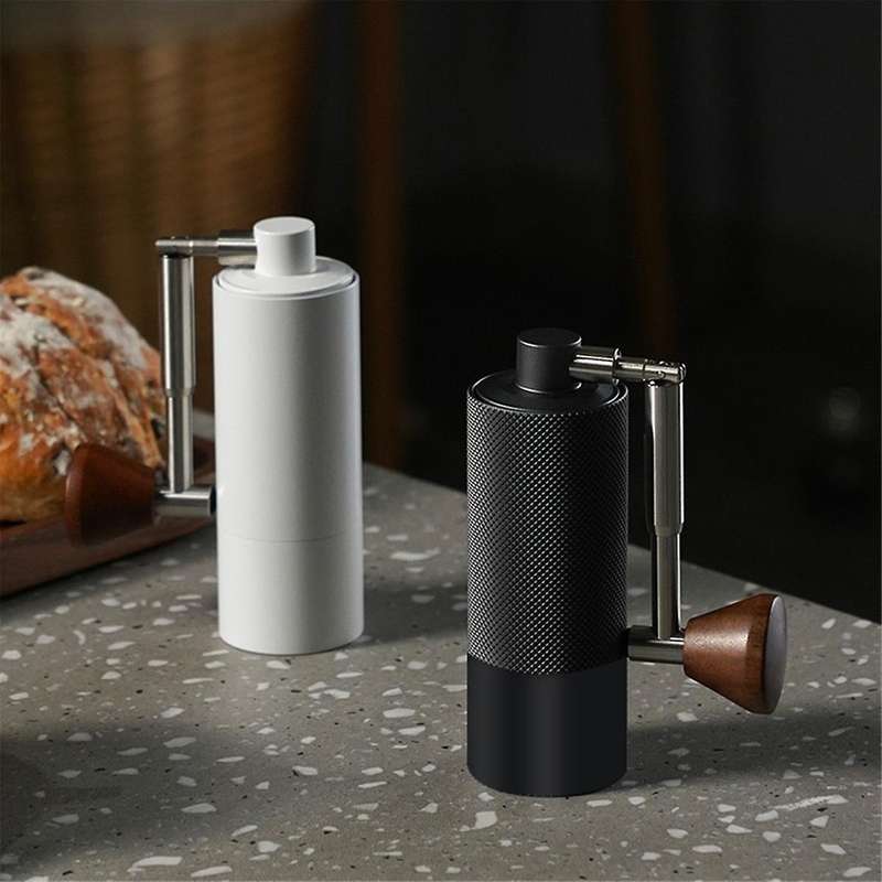 Manual Coffee Grinder, Hand Grinder, Precision Grinding Folding Crank for Easy Storage Black
