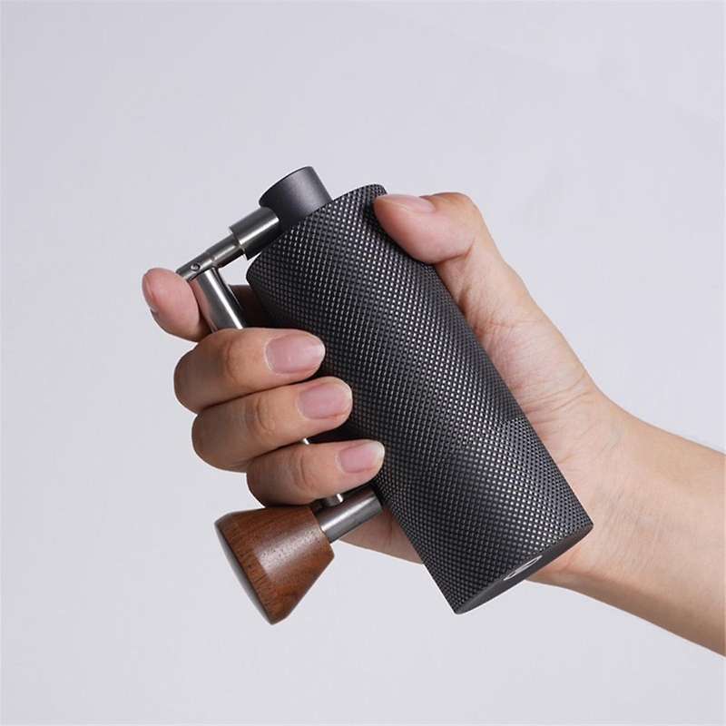 Manual Coffee Grinder, Hand Grinder, Precision Grinding Folding Crank for Easy Storage Black