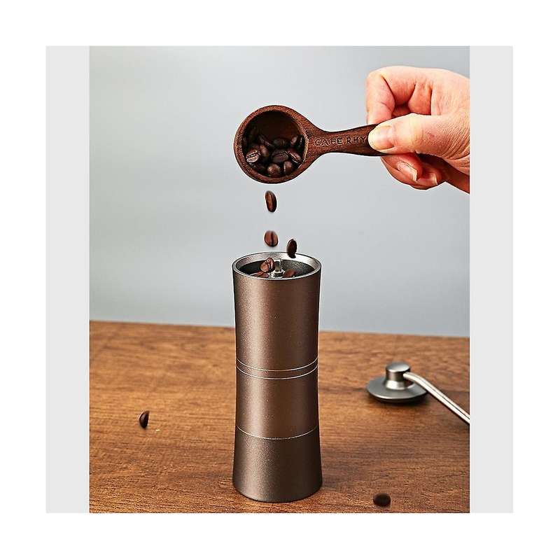 Manual Coffee Grinder with Adjustable Settings Espresso Maker Stainless Steel 420 Burr Home Camping