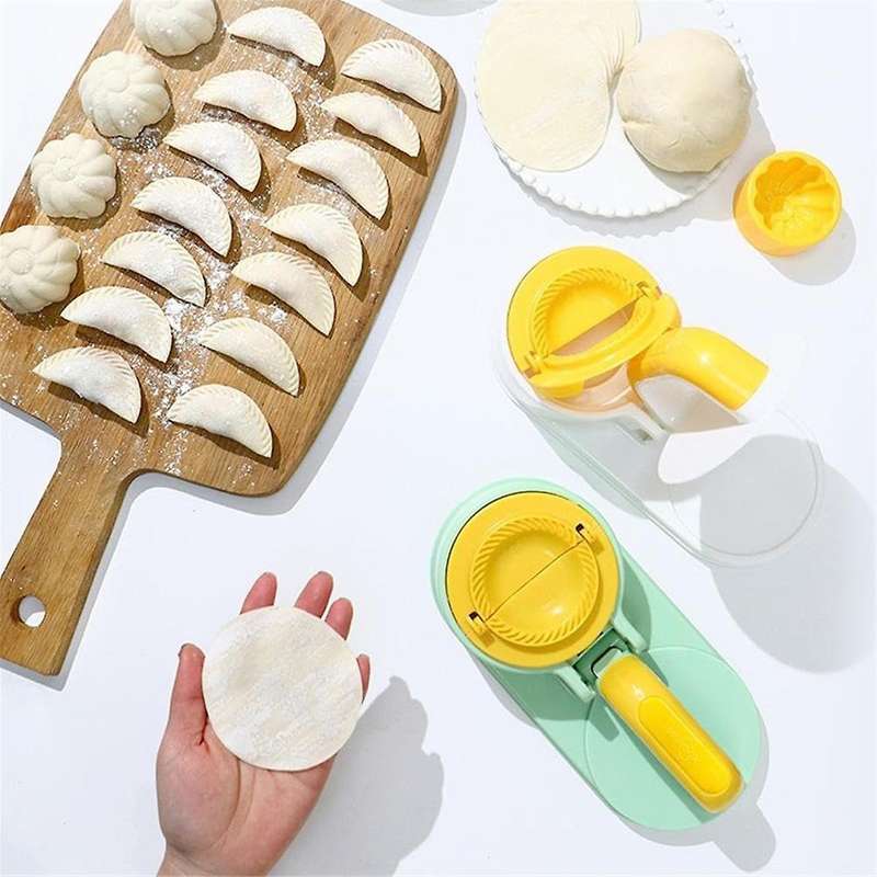 Manual Dough Presser Dumpling Wrappers Press ,Dumpling Mold Set Bun Mold Dumpling Press Easy-Tool