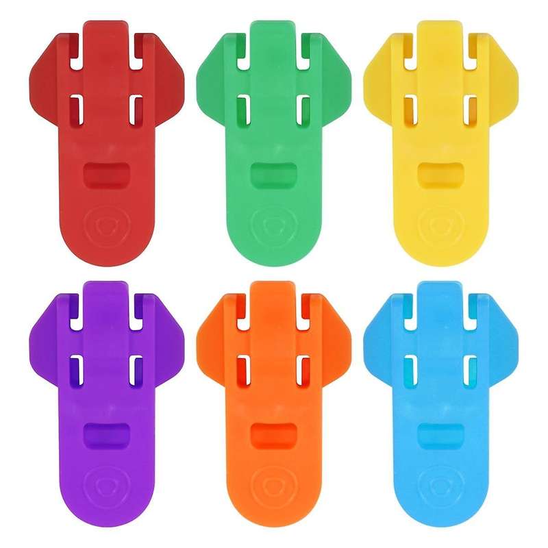 Manual Easy Can Opener, 6Pcs Color Beer Can Opener Beverage Can Protector, Premium Plastic Shields T