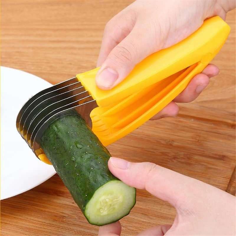 Manual Food Slicer, Stainless Steel Food Slicer, Hand Slicer, Small Food Slicer, Kitchen Tool,5PCS