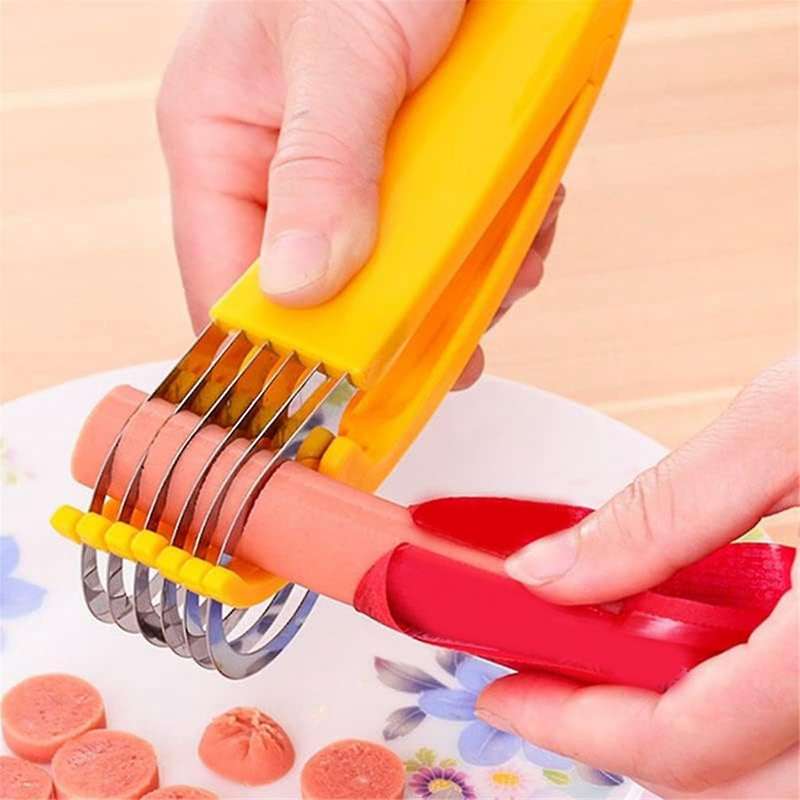Manual Food Slicer, Stainless Steel Food Slicer, Hand Slicer, Small Food Slicer, Kitchen Tool,5PCS