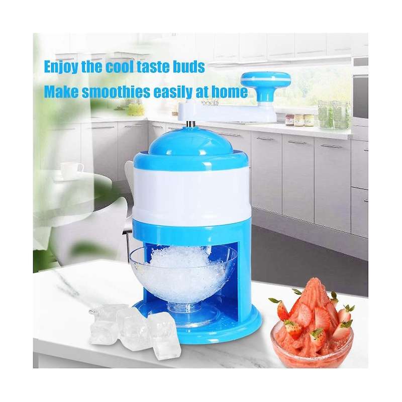 Manual Ice Crusher Home Use Ice Shaver and Snow Cone Machine Summer Maker Ice Crushing Breaker Tool