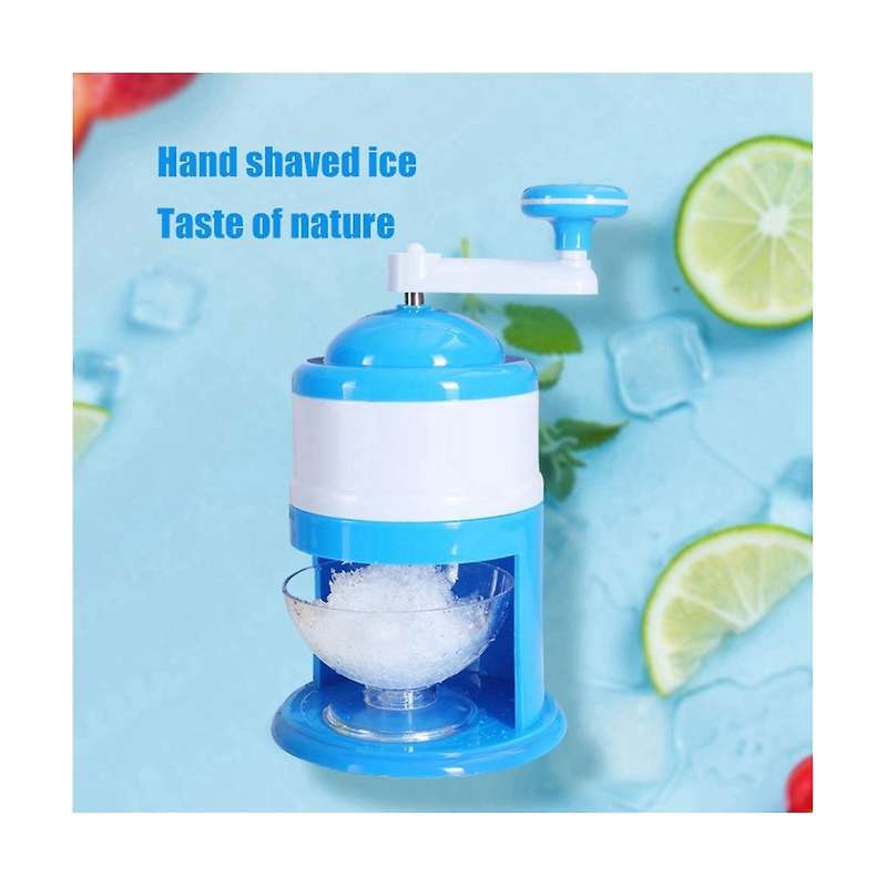 Manual Ice Crusher Home Use Ice Shaver and Snow Cone Machine Summer Maker Ice Crushing Breaker Tool