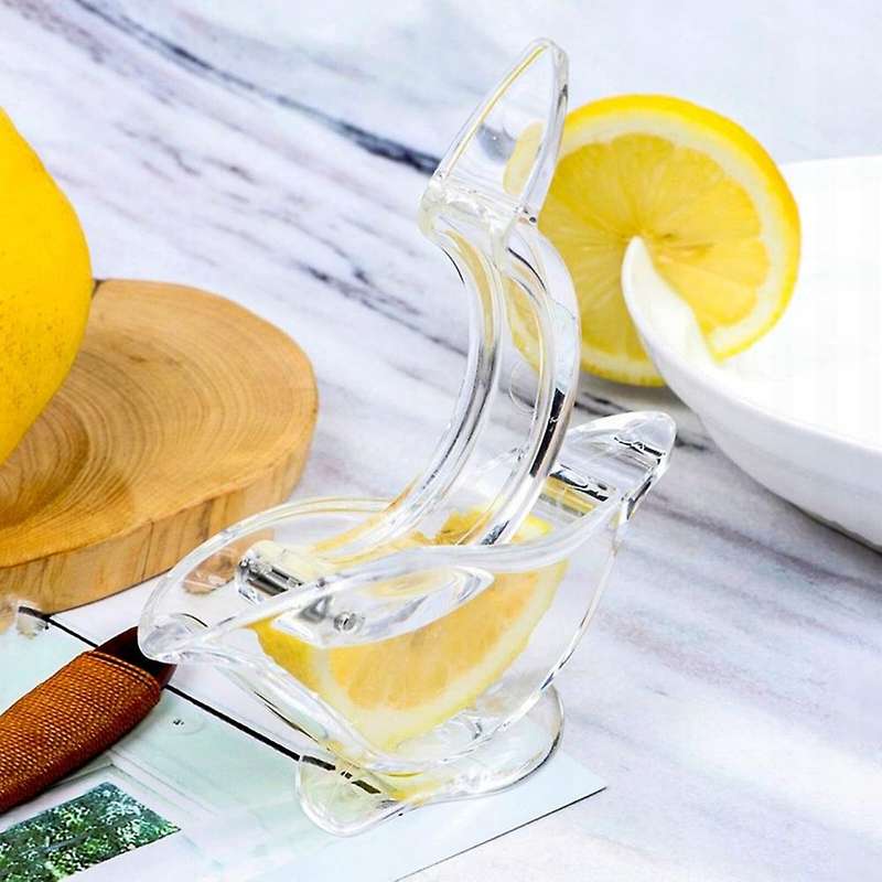 Manual Lemon Juicer, Lemon Slice Squeezer for Squeezing Lemon , Acrylic Manual Lemon Slice Squeezer