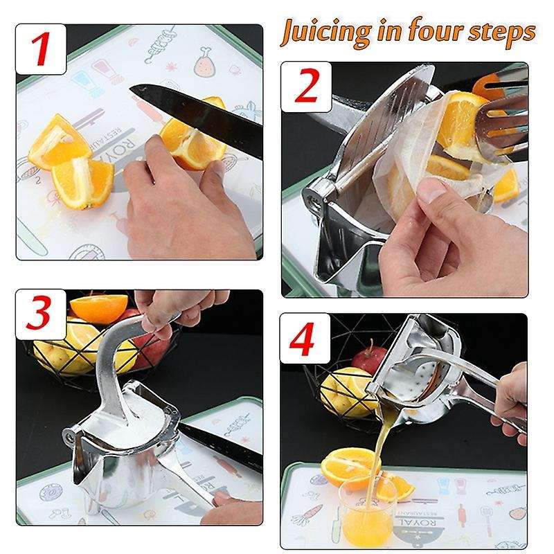 Manual Juicer Household Aluminum Alloy Baby Fruit Juicer Lemon Clip Machine Mini Juicer Squeezing