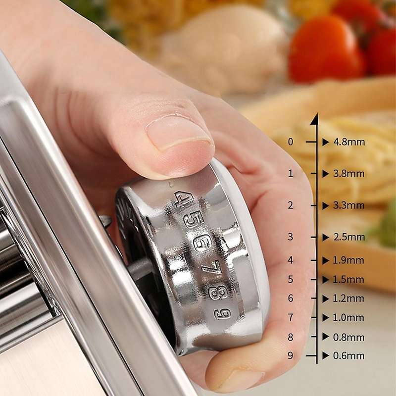 Manual Noodle Press Machine Hand Crank Pasta Maker Rolling Machine for Homemade Noodles Spaghetti Do