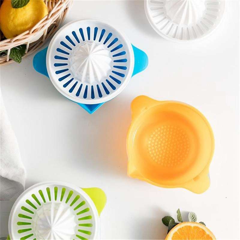 Manual Portable Citrus Juicer Kitchen Tool Plastic Orange Lemon Squeezer Multifunction Fruit Juicer