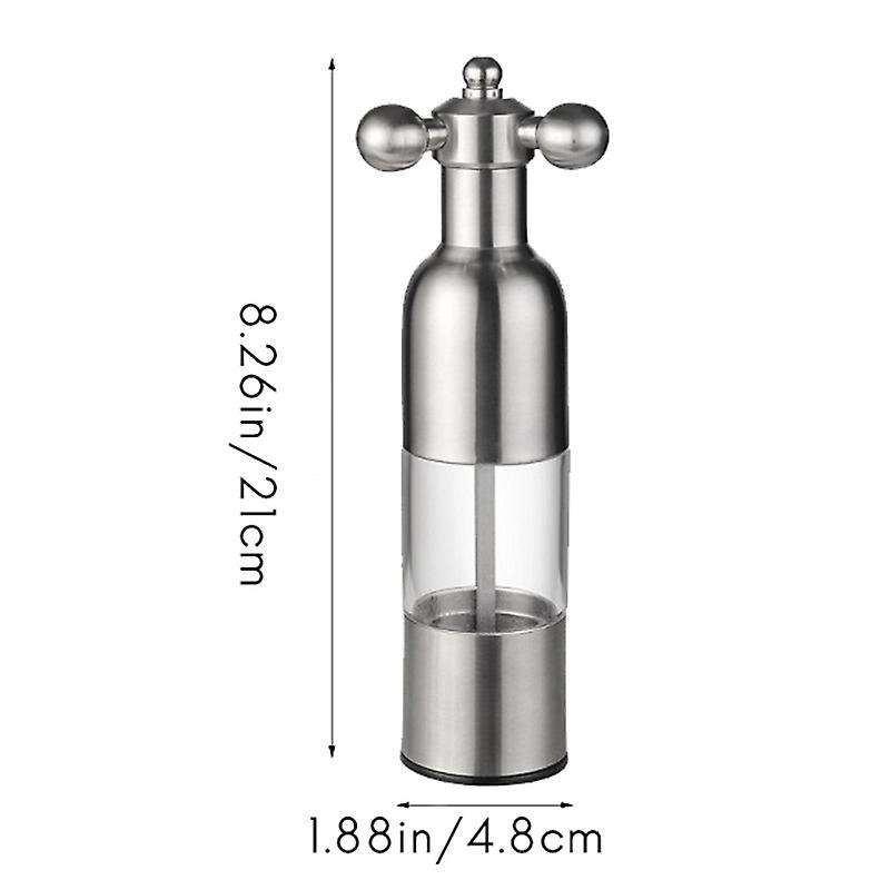 Manual Salt Pepper Mill Grinder Stainless Steel Faucet Valve Shape Grinder Sauce Grinder