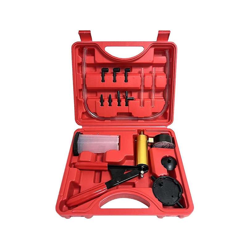 Manual Vacuum Pump Set Brake Fluid Discharge Tool Auto Repair Tool Aluminum Pump Pressure Vacuum Gau