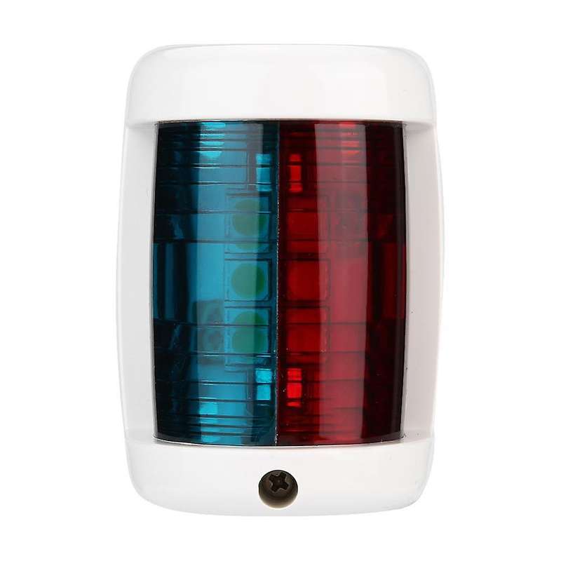 Marine Boat Green + Red Port Side LED Navigation Light-White