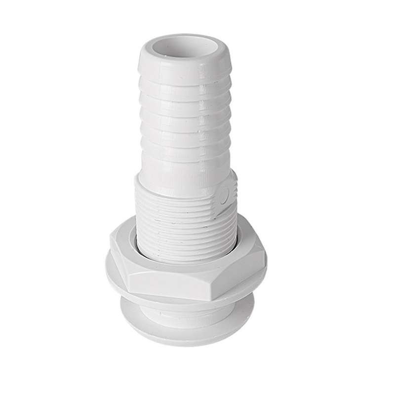Marine Boat Thru Hull Fitting Connector for 5/8, 3/4, 1 Inch Hose Boat Drain Bilge Pump Plumbing Fi