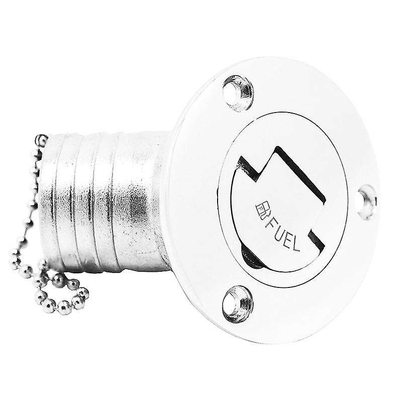 Marine Deck Fuel Filler Cover 45 Degree Inclined Water Fuel Tank Cover 50 mm Filling Port for Boats