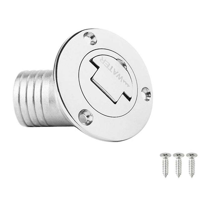 Marine Deck Fuel Filler Cover 45 Degree Inclined Water Fuel Tank Cover 50 mm Filling Port for Boats