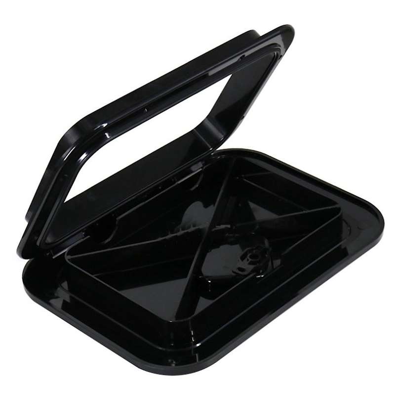 Marine Deck Access Hatch & Lid Boat Deck Hatch Access Hatch & Lid - (14.75 Inch x 10.6 Inch) (Black)
