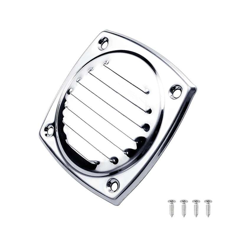 Marine Grade Stainless Steel Boat Marine Square Louver Vent Grille Vent Louvered Ventilator Grill Co