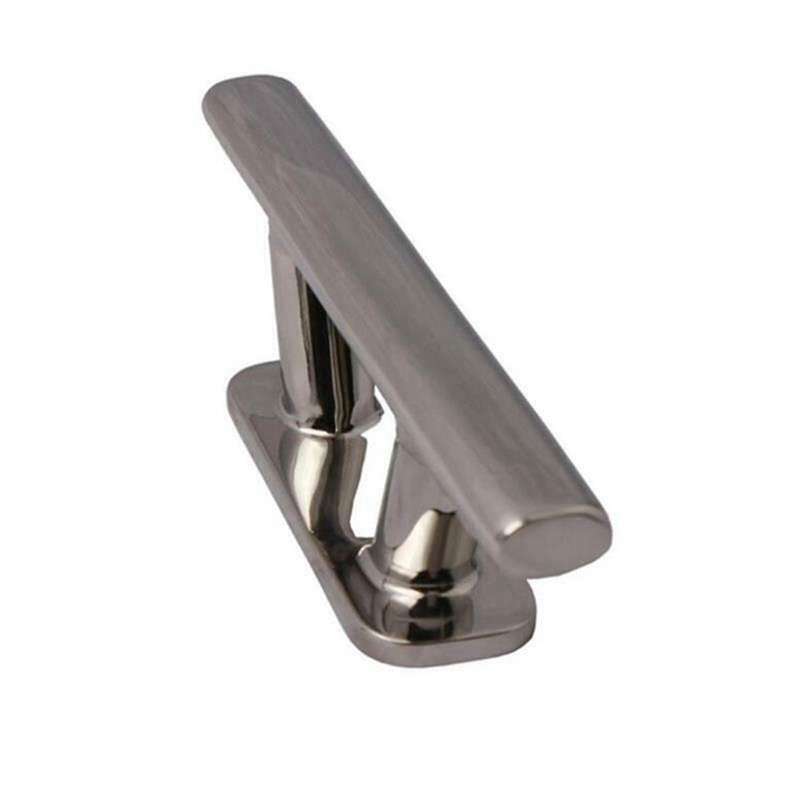 Marine Stainless Steel Mooring Cleat Dock Cleat Fit for Marine Boat Yacht Accessories,2pcs,6 Inch