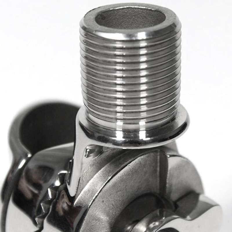 Marine VHF Antenna 316 Stainless Steel Adjustable Base Mount Mirror Polished Antenna Mount for Boat