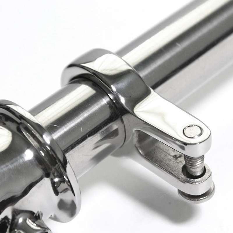 Marine-Grade Stainless Steel Boat Yacht with 70mm Socket Base Sailing Flag Pole 18inch