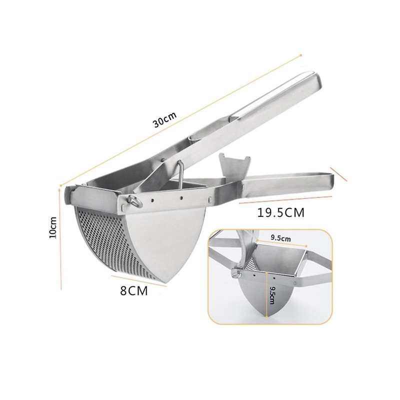 Mashed Potato Masher -diy Potatoes Stainless Steel Potato Masher Heavy Duty Potato for Fruit Vegeta