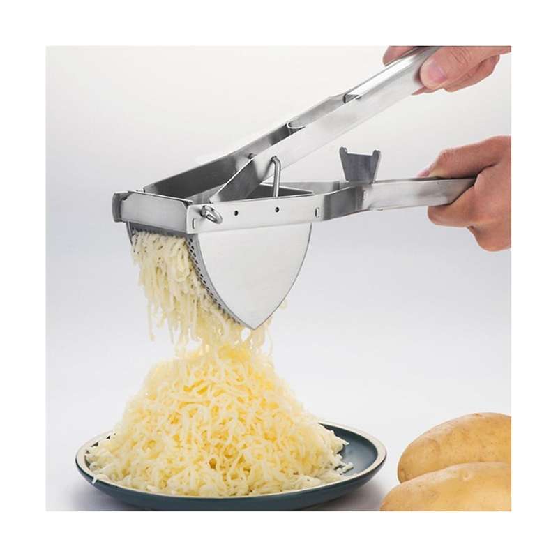 Mashed Potato Masher -diy Potatoes Stainless Steel Potato Masher Heavy Duty Potato for Fruit Vegeta