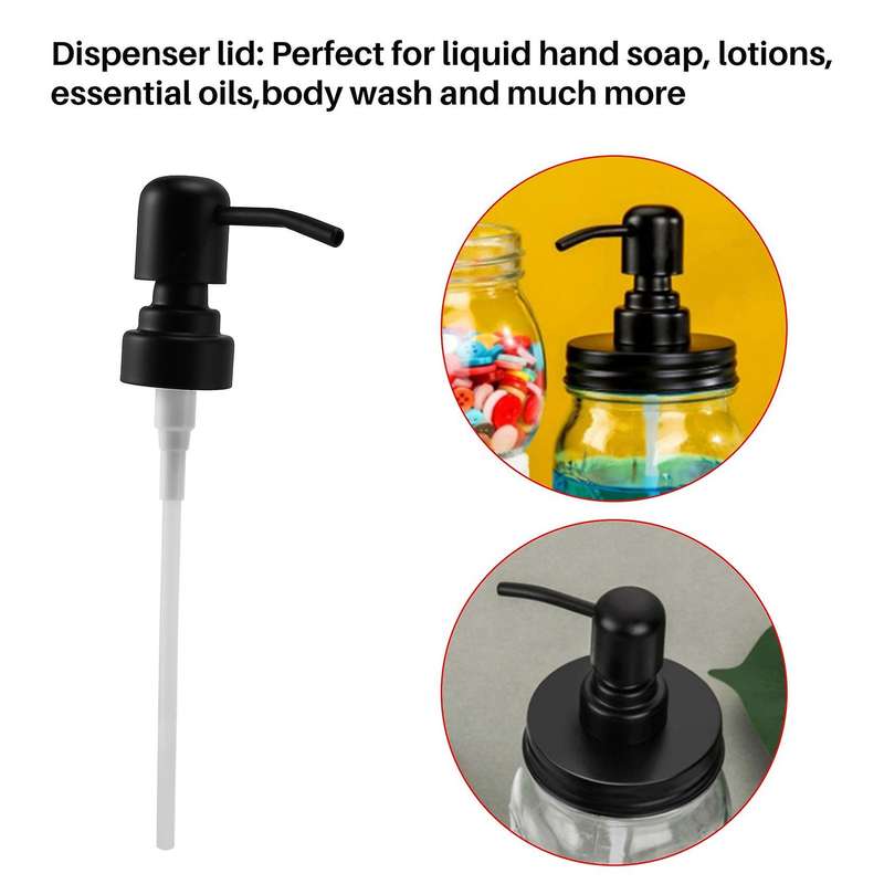 Mason Jar Bathroom Accessories Lids Set(4pcs),toothbrush Holder,apothecary Storage Jars Lids for Re