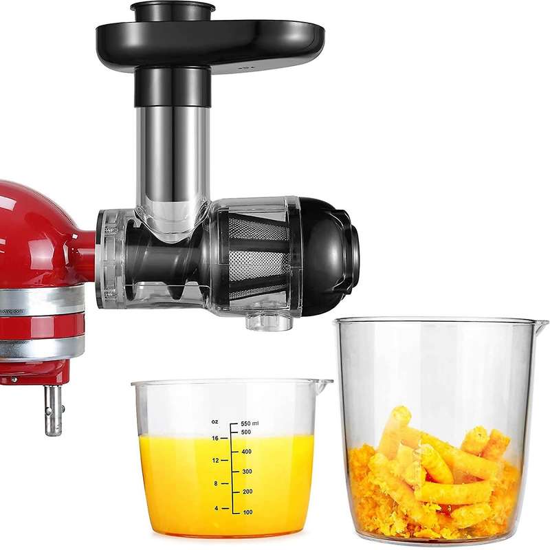 Masticating Juicer Accessories, Juicer Machines Attachments for 3.5/4.5/5 Quart Tilt Head Stand Mixe