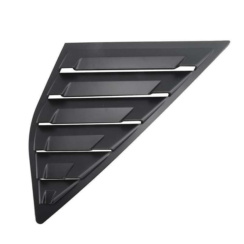 Matte Black Car Rear Window Blinds Side Tuyere Louvers Vent Cover for Focus MK3 Hatchback 2012-2018