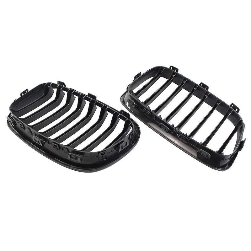 Matte Black Front Kidney Grill Grille for 1-Series F20 2011-2014 Front Grill Grille Refit