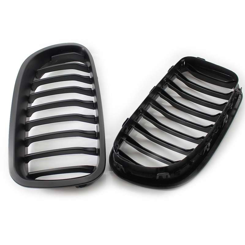 Matte Black Front Kidney Grill Grille for  5 Series F10 F11 F18 2010-2016 M5 528I 535I 550I 51137203
