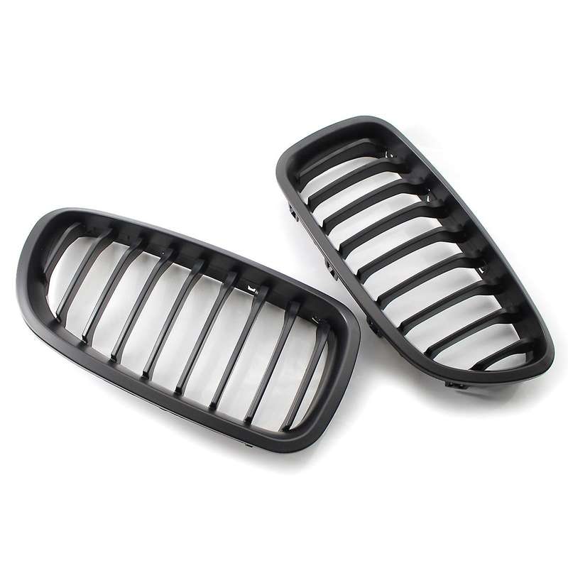 Matte Black Front Kidney Grill Grille for  5 Series F10 F11 F18 2010-2016 M5 528I 535I 550I 51137203