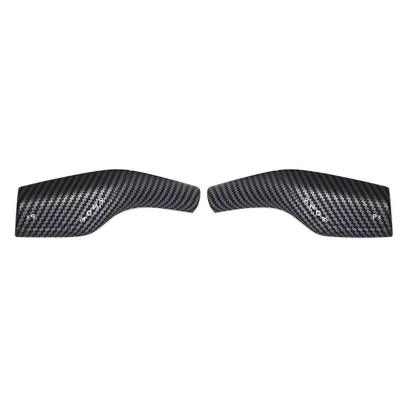 Matte Carbon Fiber Wiper Shift Cover Trim Handlebar Modification for Y 2017-2020