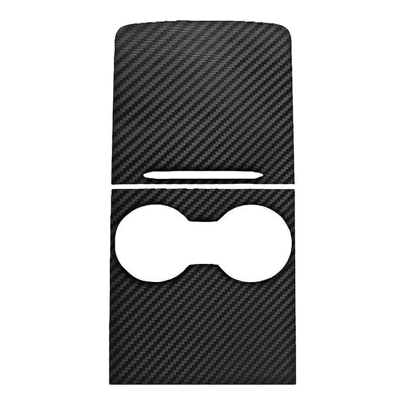 Matte Carbon Fiber Car Center Console Instrument Panel Protective Sticker Decoration Trim for Model