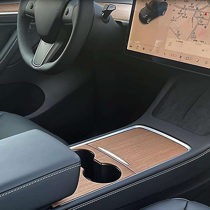 Matte Carbon Fiber Car Center Console Instrument Panel Protective Sticker Decoration Trim for Model