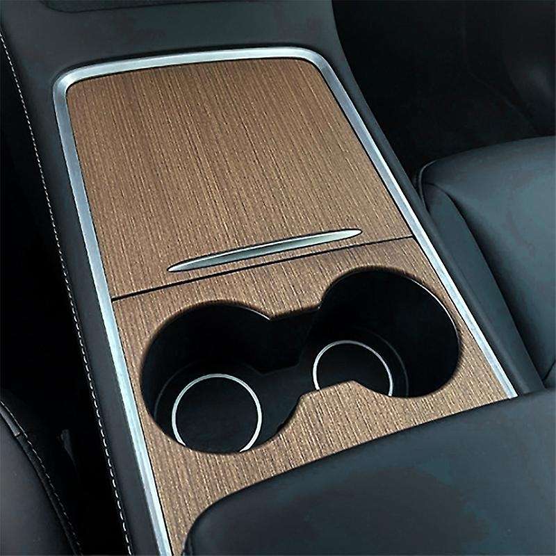 Matte Carbon Fiber Car Center Console Instrument Panel Protective Sticker Decoration Trim for Model