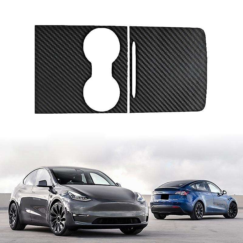 Matte Carbon Fiber Car Center Console Instrument Panel Protective Sticker Decoration Trim for Model