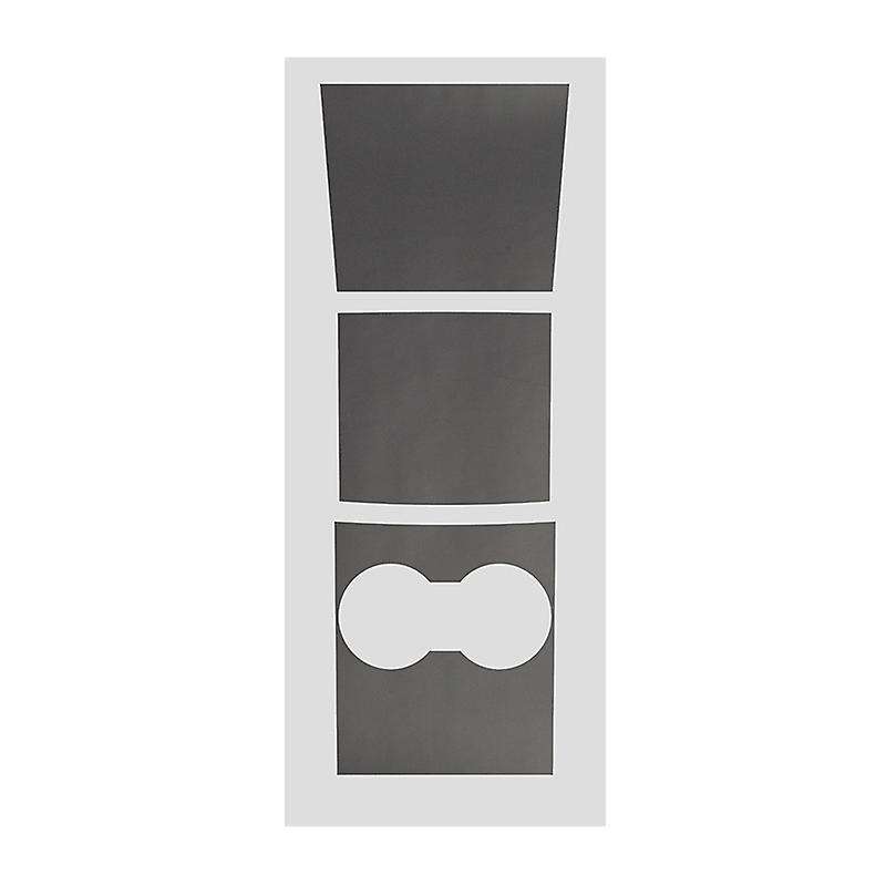Matte Black Style Center Console Water Cup Holder Decoration Cover Sticker Trim Fit for Accessories