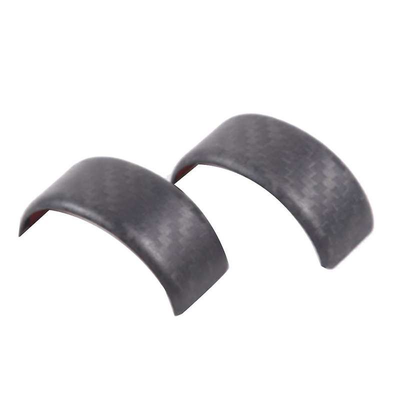 Matte Carbon Fiber Pattern Car Steering Wheel Ring Trim Cover Sticker for C8 2020-2023 Car Interior