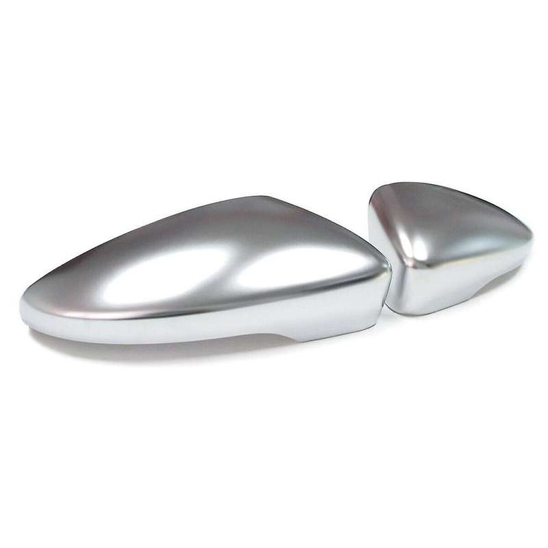 Matte Silver Car Rearview Mirror Covers Side Wing Mirror Caps for B7 CC