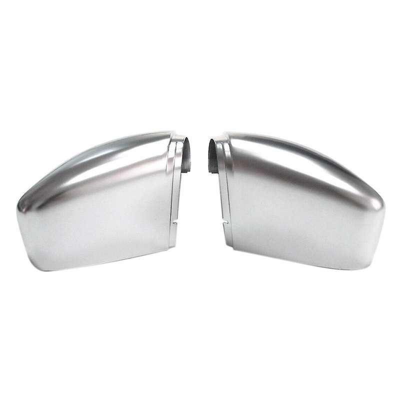 Matte Silver Car Rearview Mirror Covers Side Wing Mirror Caps for B7 CC