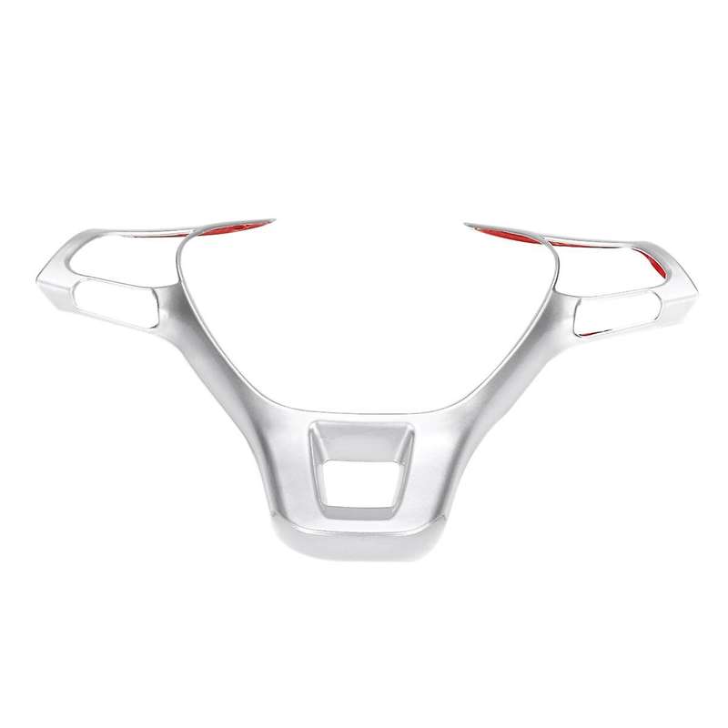 Matte Silver Car Steering Wheel Trim Frame Cover Decoration Sticker for Golf MK7 MK6 2015-2020