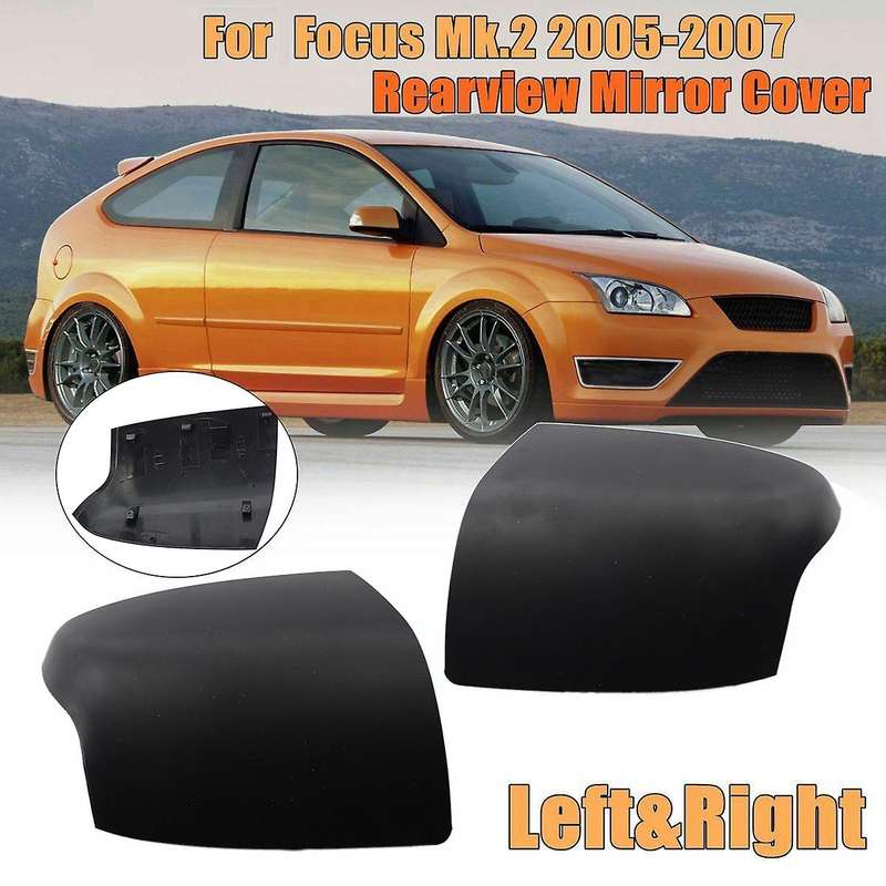 Matte Cover Rearview Mirror Cover Cap Side Mirror for Focus MK2 2005-2007(Pair)