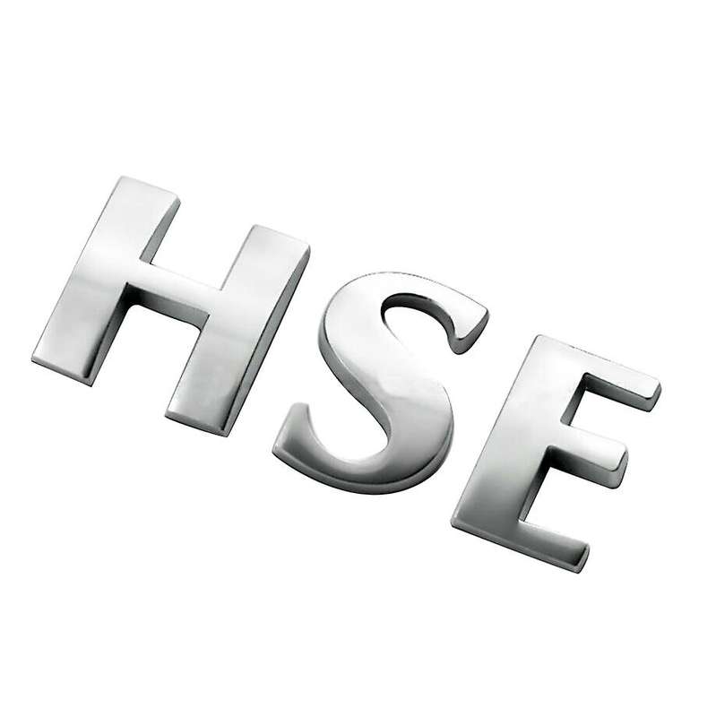 Matte Silver Letter Sticker Decal Rear Emblem for