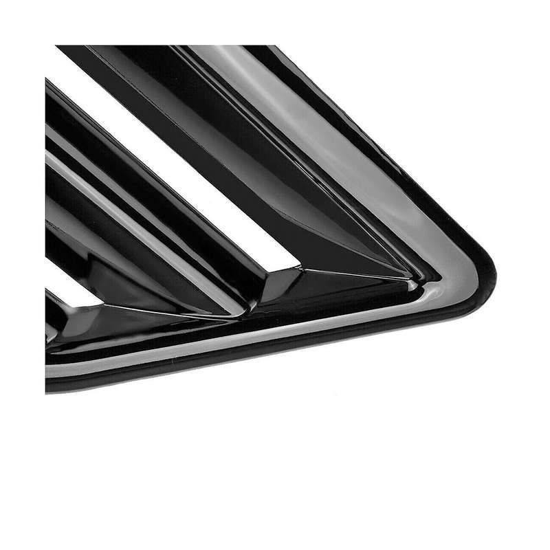 Max Style Front Bonnet Vents Hood Cover Trim Universal for Focus Corsa Fiesta ,bright Black