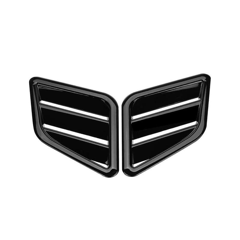 Max Style Front Bonnet Vents Hood Cover Trim Universal for Focus Corsa Fiesta ,bright Black